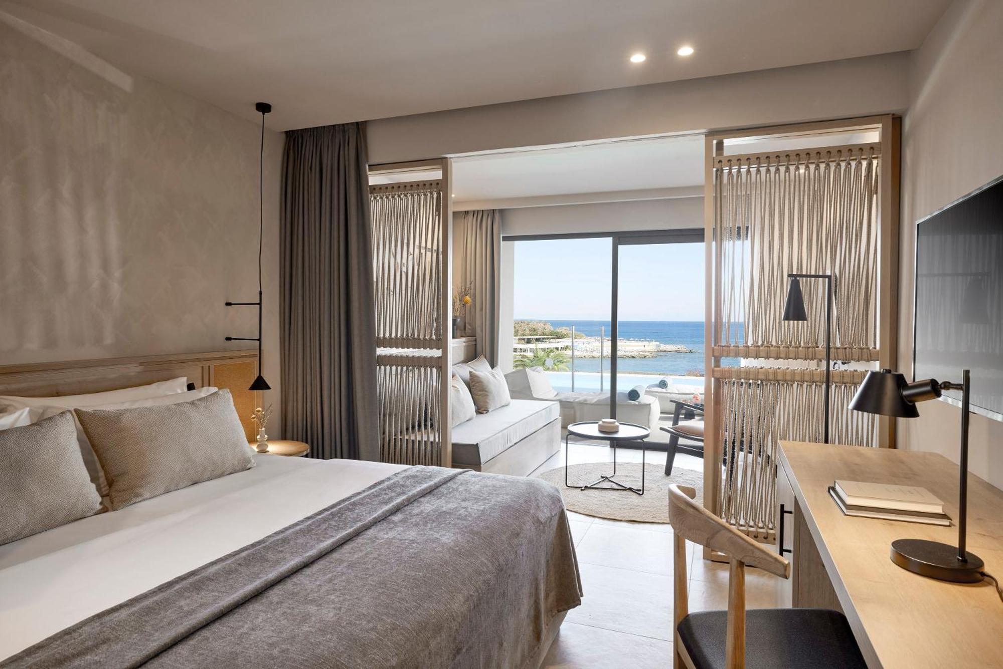 Helea Lifestyle Beach Resort Kallithéa Exterior foto Deluxe Seafront Room